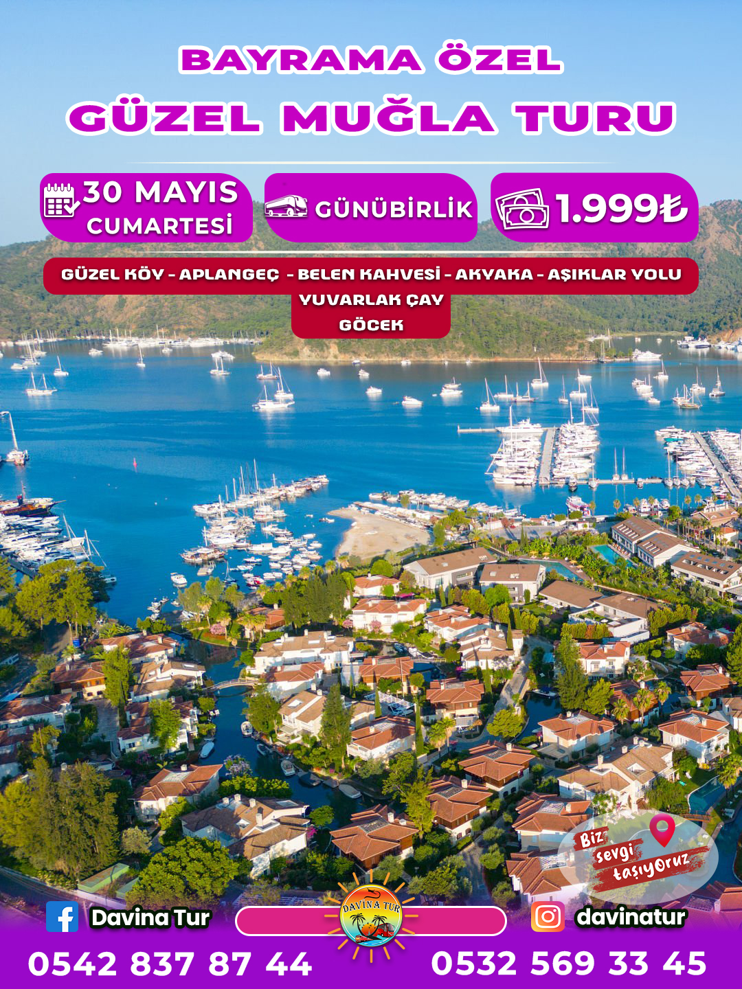 BAYRAMA ÖZEL GÜZEL MUĞLA TURU